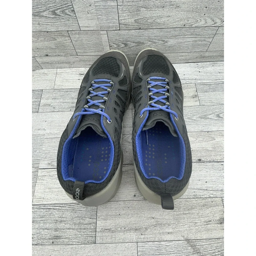 Ecco Biom Performance Train Shoes Women Size 41 Gray Blue Natural Motion Walking
